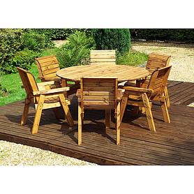 6 Seater Round Table Set